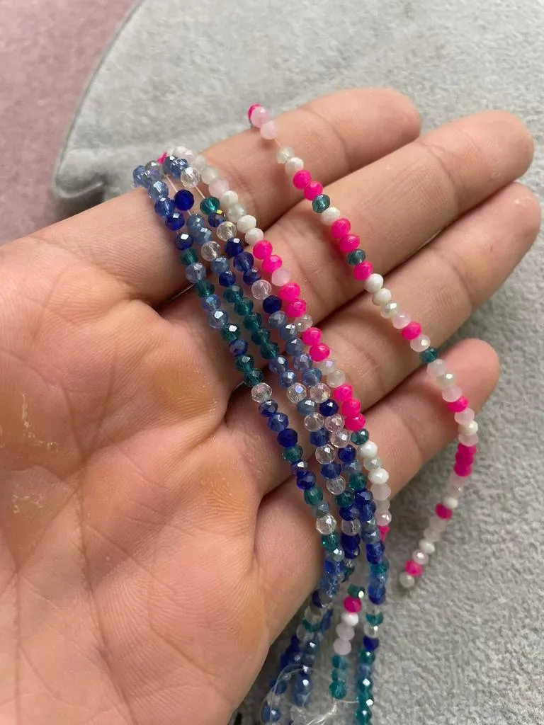[CRM] Cristal rondelle multicolor