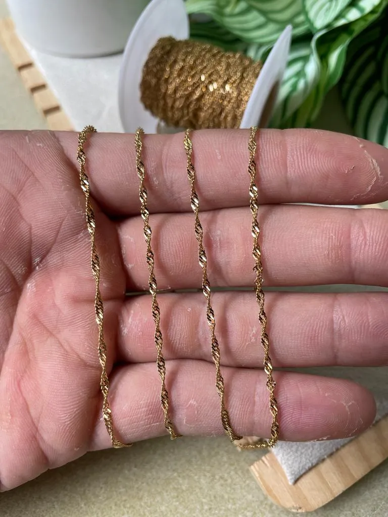 [CTORCA] Cadena torneada en acero inoxidable