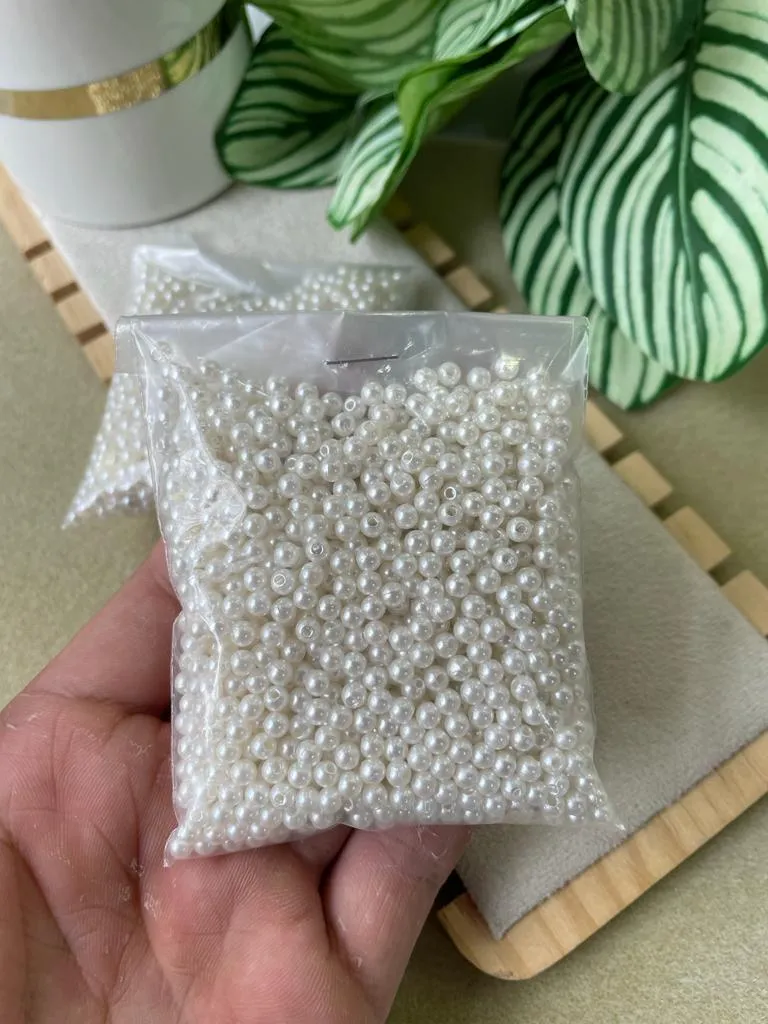 Bolsa de perlas acrilica 4mm