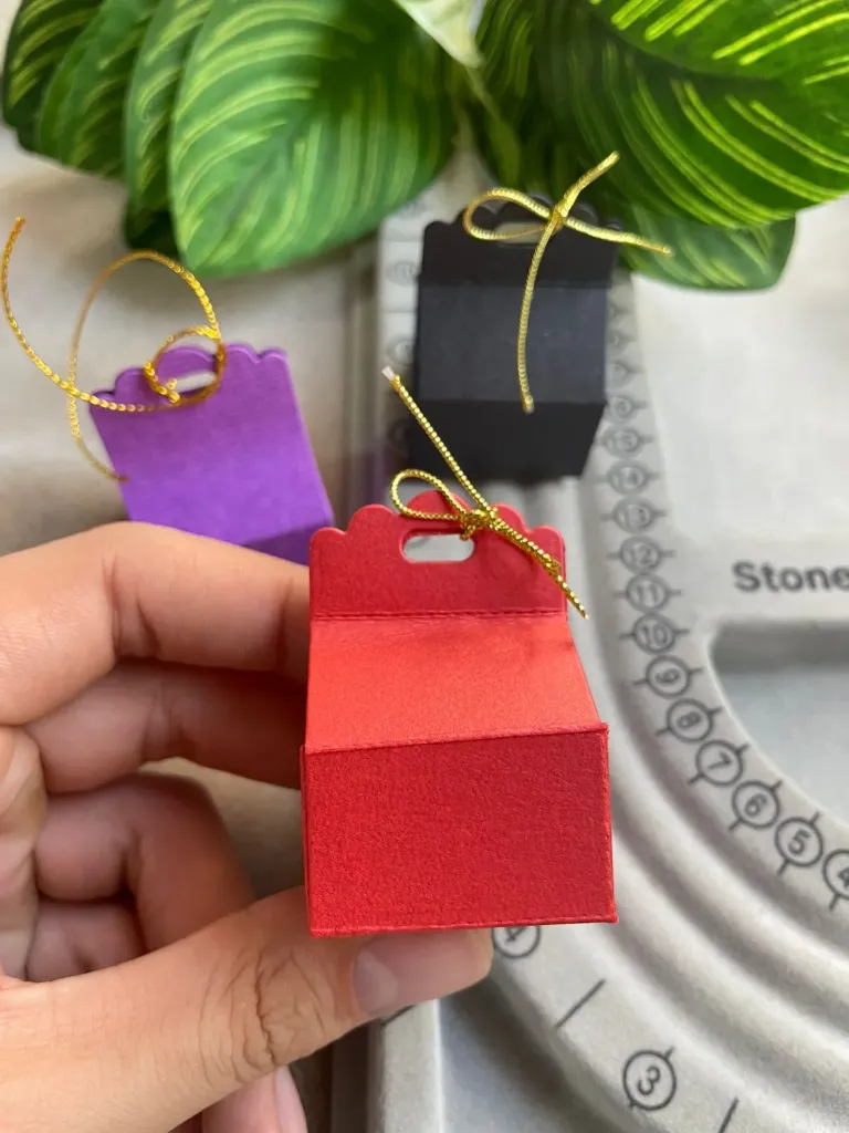 Caja para anillos pequeña 