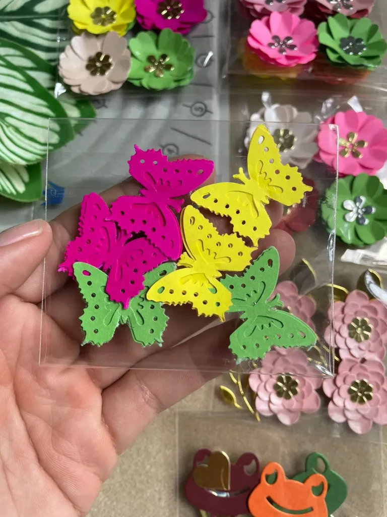 Bolsas de mariposas de papel 