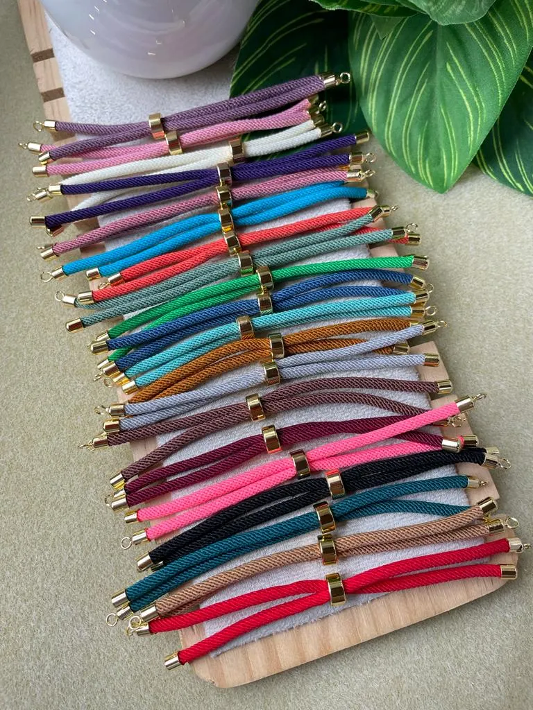 Brazalete ajustable de algodón