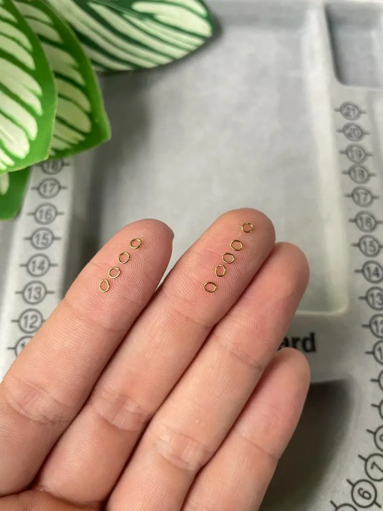 Argolla abierta acero 0.5x3mm