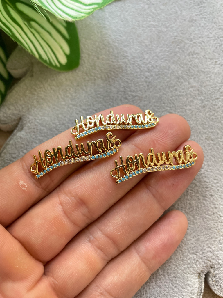 CONECTOR PALABRA HONDURAS CON BANDERA 