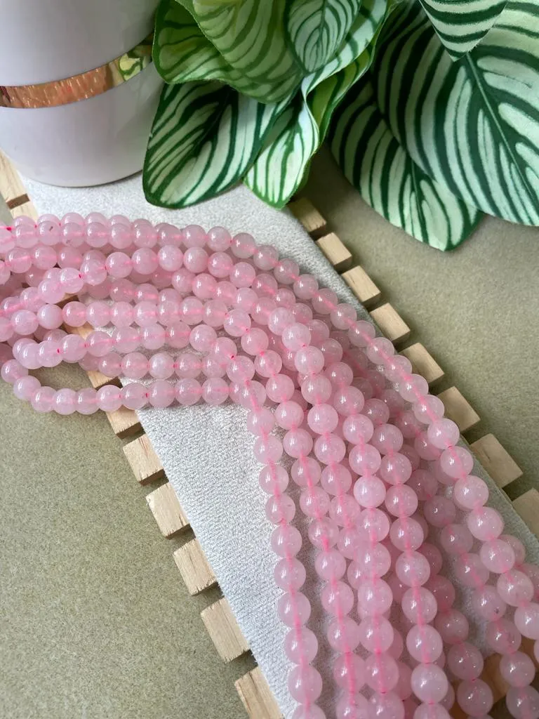 CUARZO ROSADO REDONDO 6MM