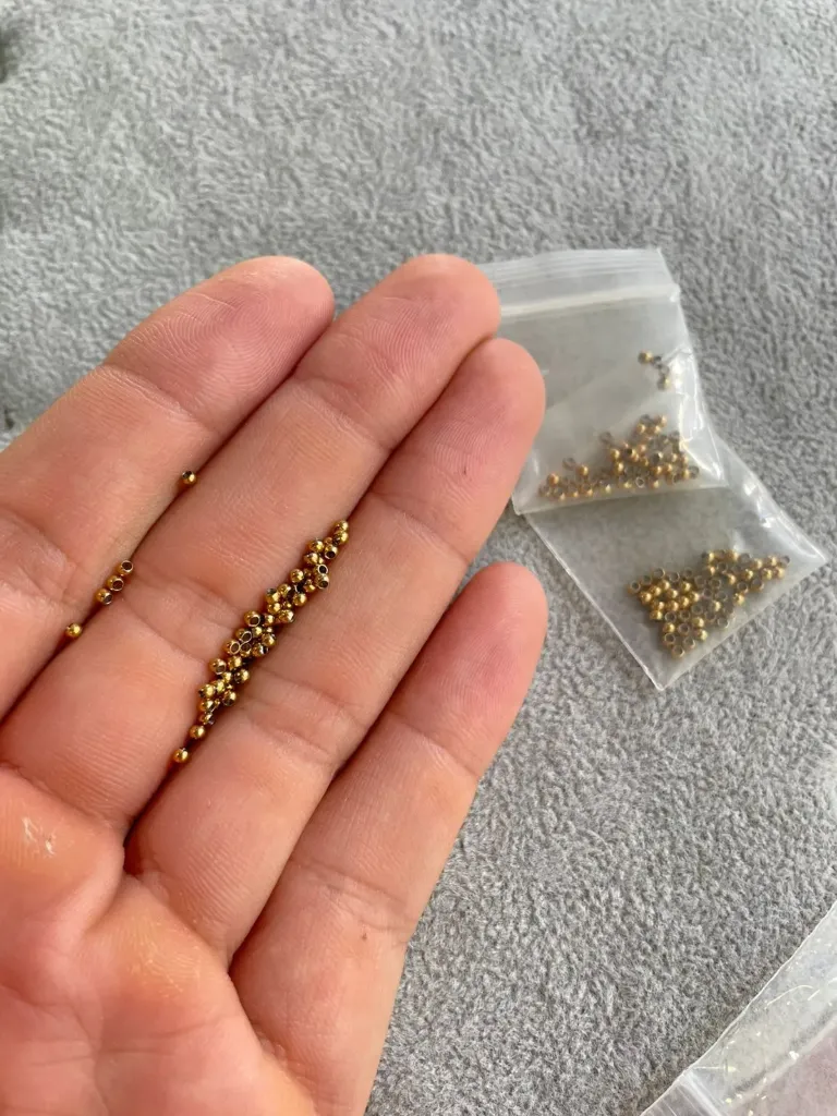 BALIN 2MM DORADO ACERO INOXIDABLE