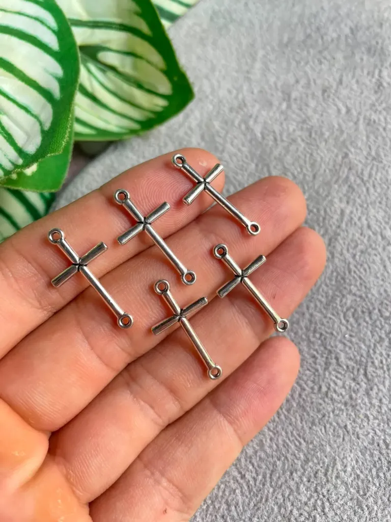 ENLACE DE CRUZ 02 PEWTER
