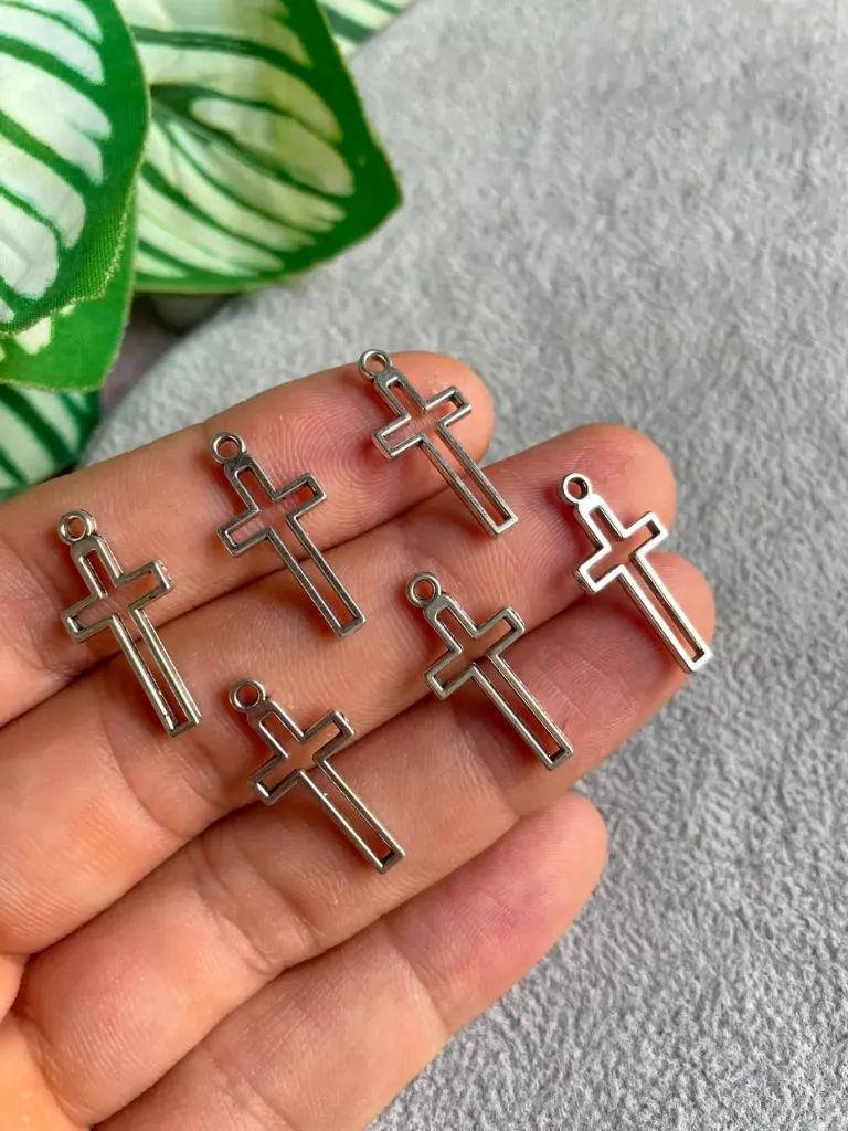 DIJE DE CRUZ 01 PEWTER