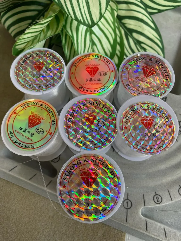 Hilo de nylon transparente