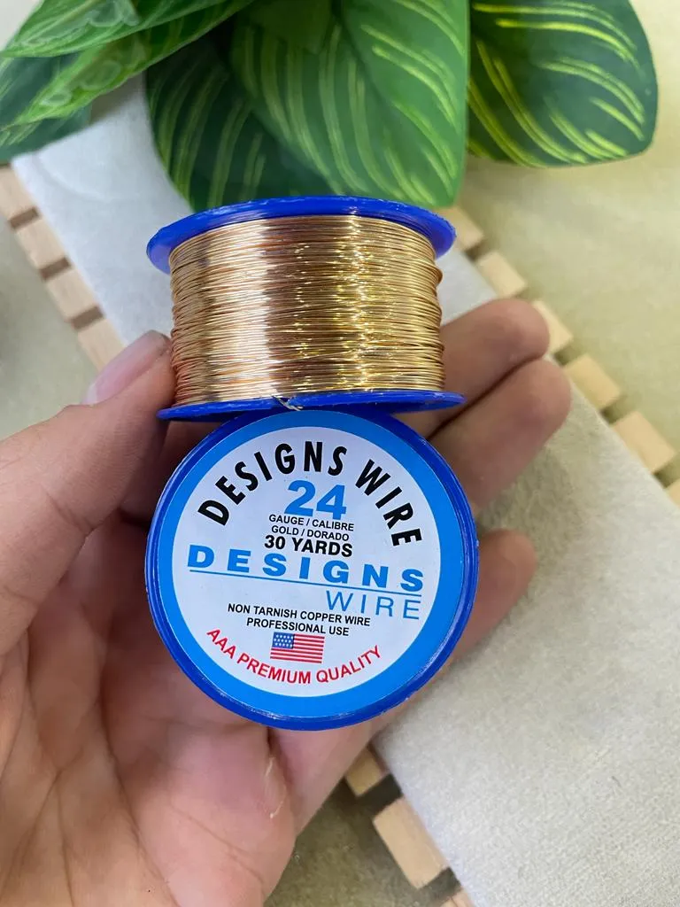 [ACDC24] ALAMBRE C24 DORADO